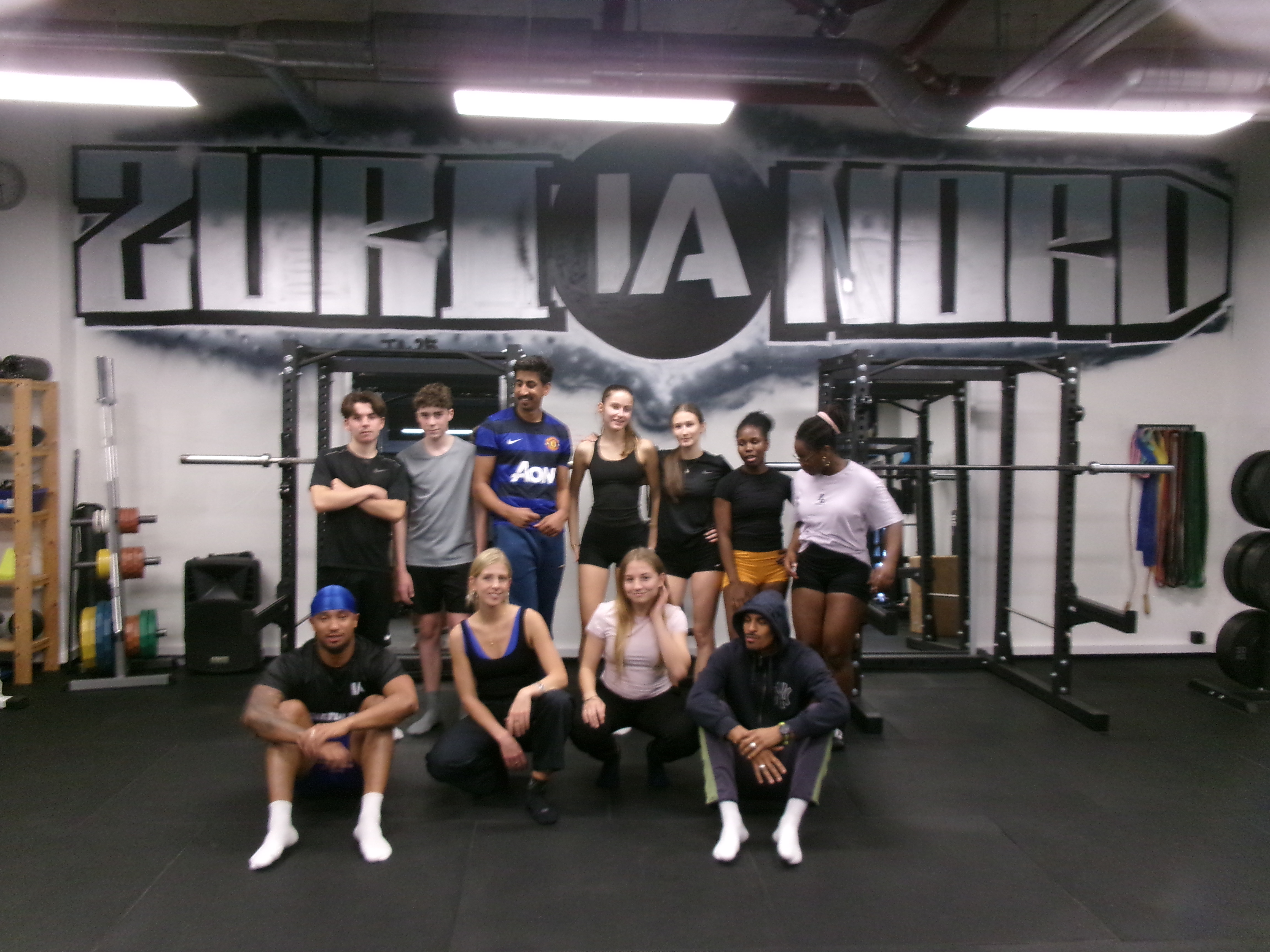 PAU community training at the gym