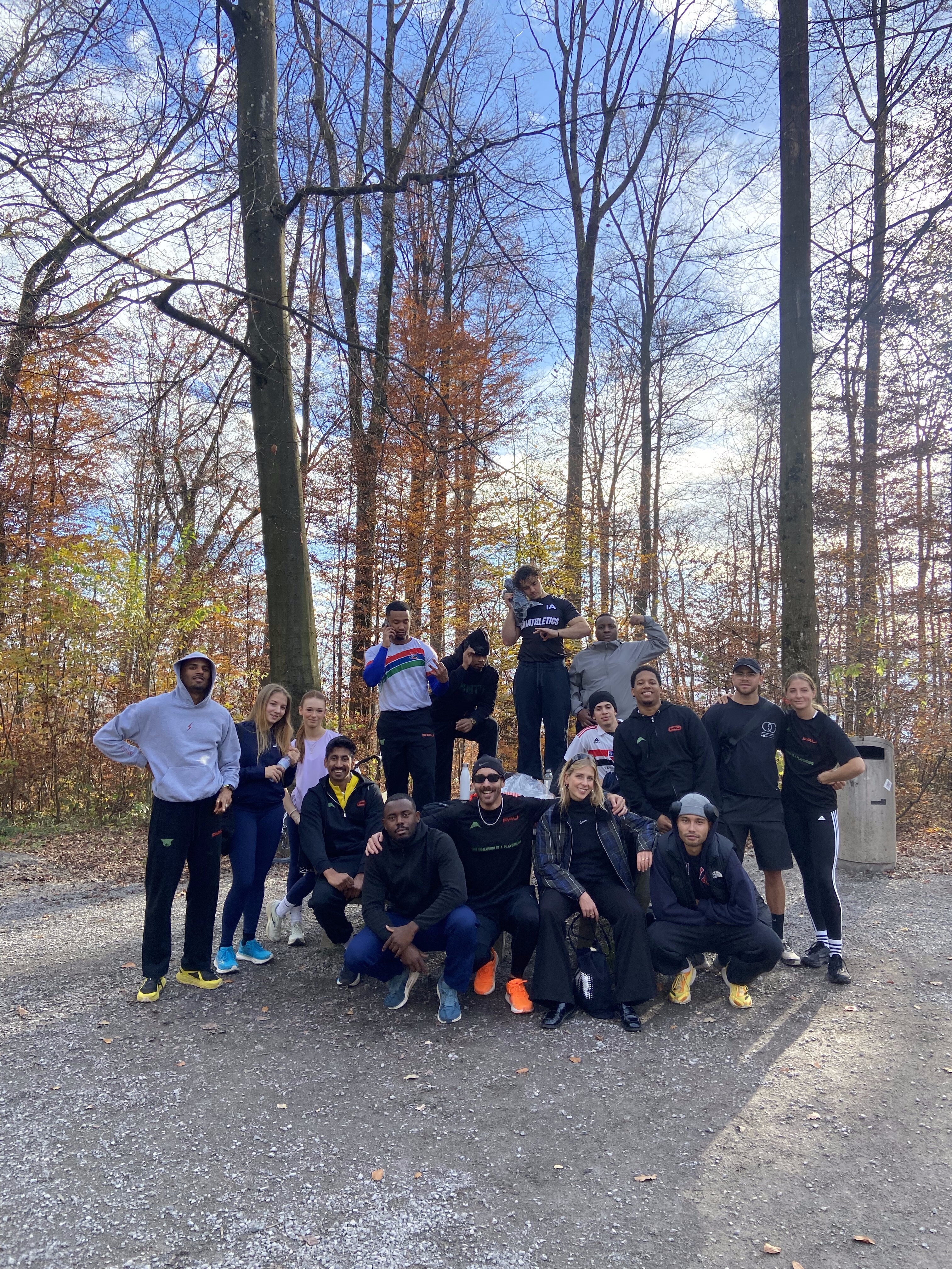 PAU track training group